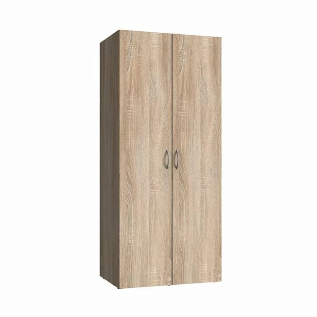 Lomadox Kleiderschrank MIAMI-43 Eiche, mit Kleiderstange, ca. 80/185/54 cm günstig online kaufen