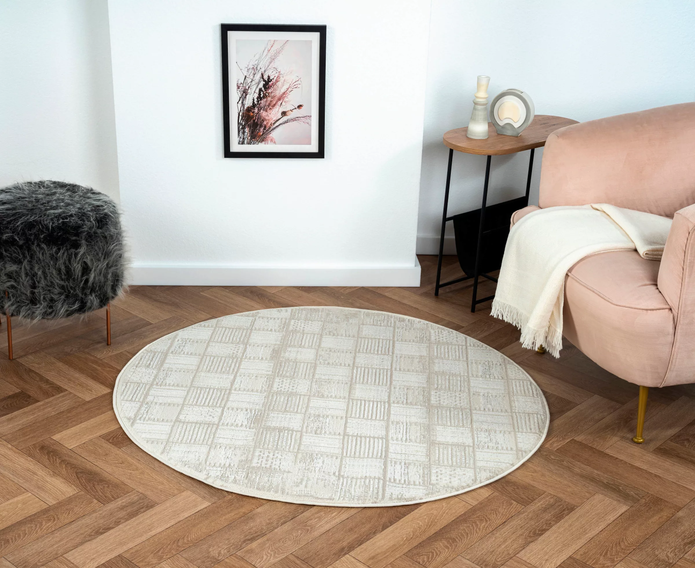 Myflair Möbel & Accessoires Teppich »My House, LAGERRÄUMUNG!«, rund, 10 mm günstig online kaufen