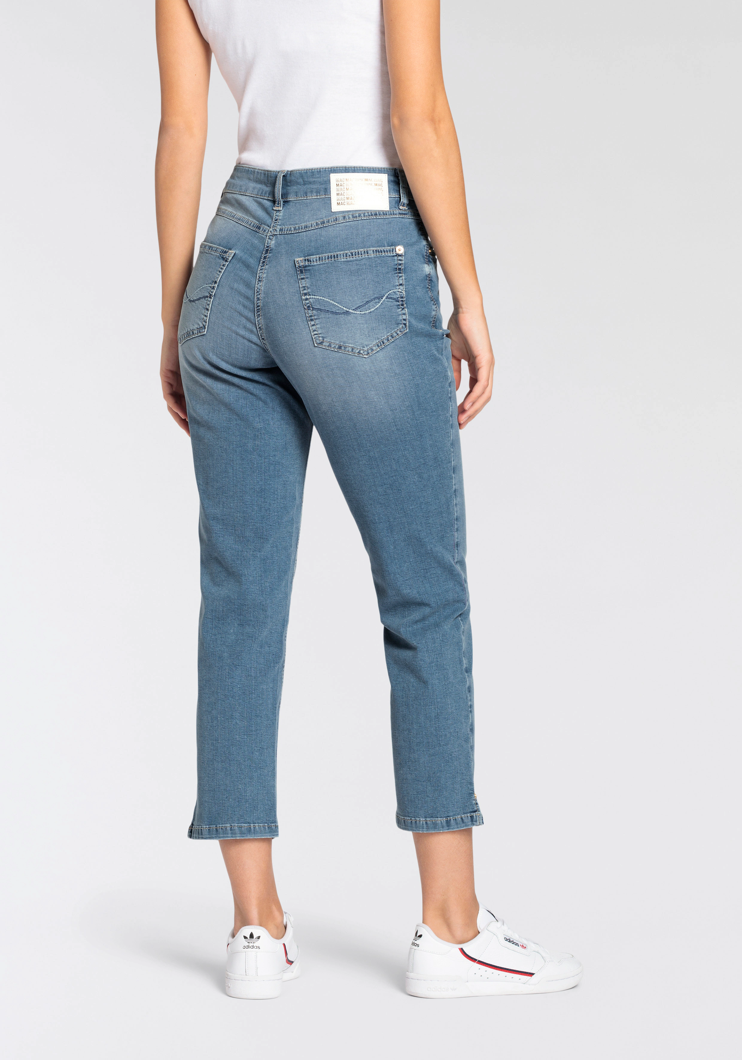 MAC 7/8-Jeans "Melanie-7/8 Embro", Form Melanie verkürzt und mit Schlitzen günstig online kaufen
