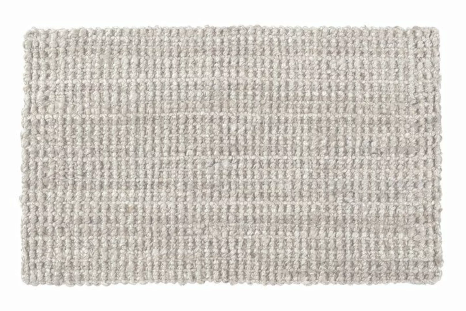 Fußmatte "Hampton", Jute Matte L 90 x 60 cm Weiß günstig online kaufen