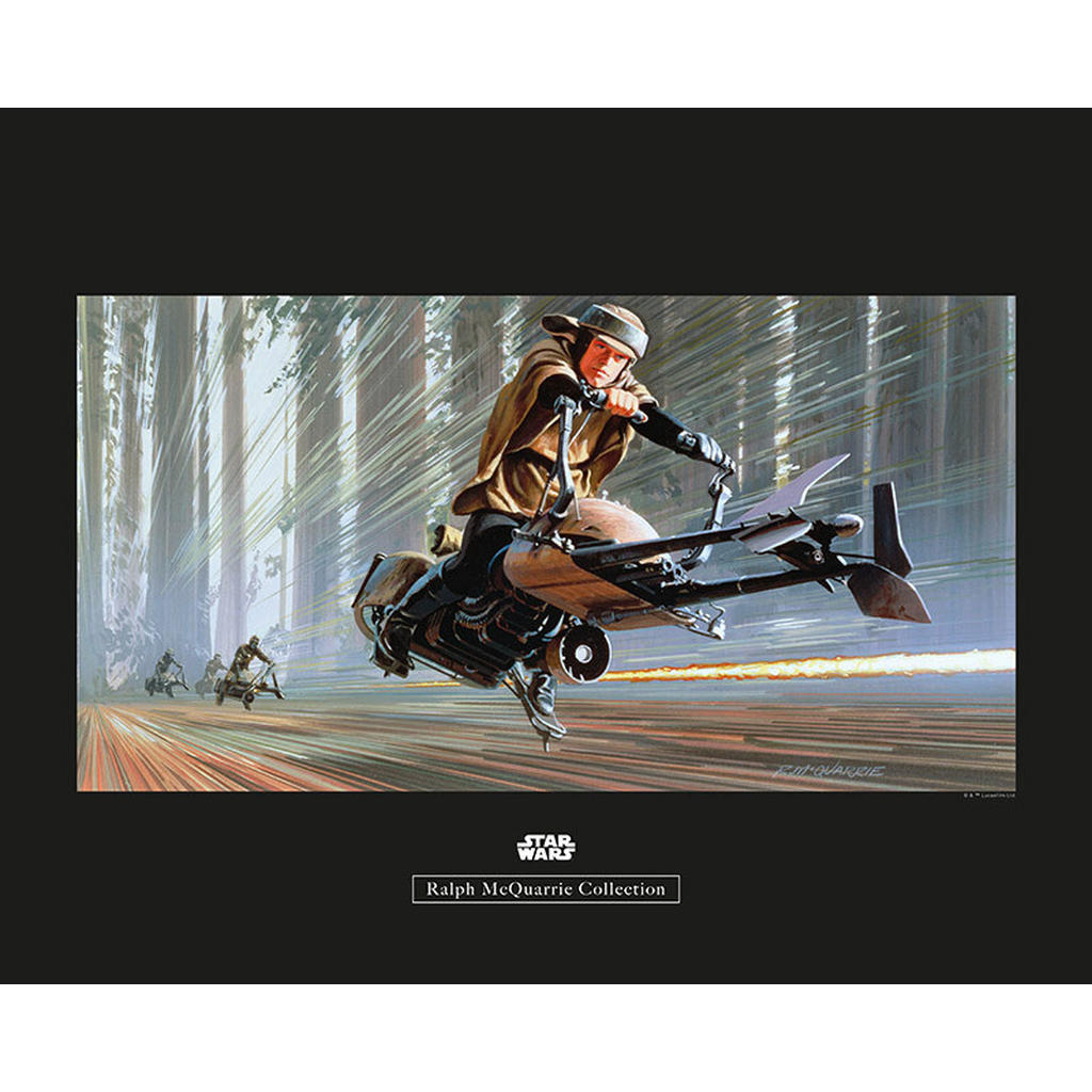 Komar Wandbild Star Wars Classic RMQ Endor Speeder Star Wars - Classic B/L: günstig online kaufen