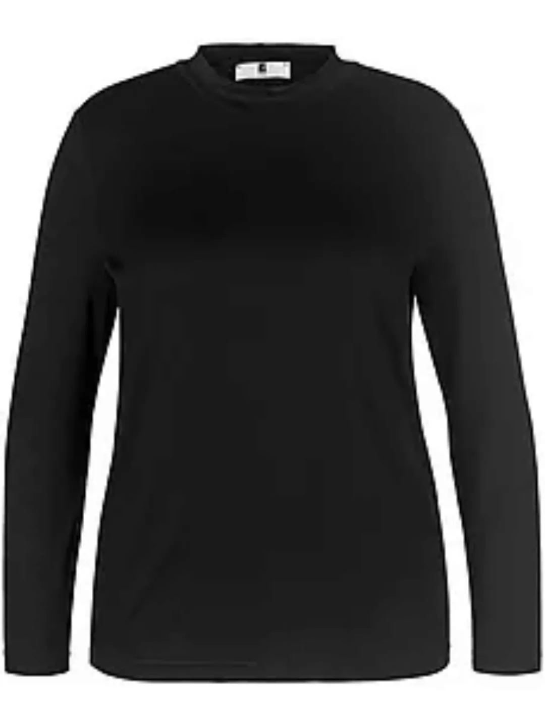 Shirt Stehkragen Anna Aura schwarz günstig online kaufen