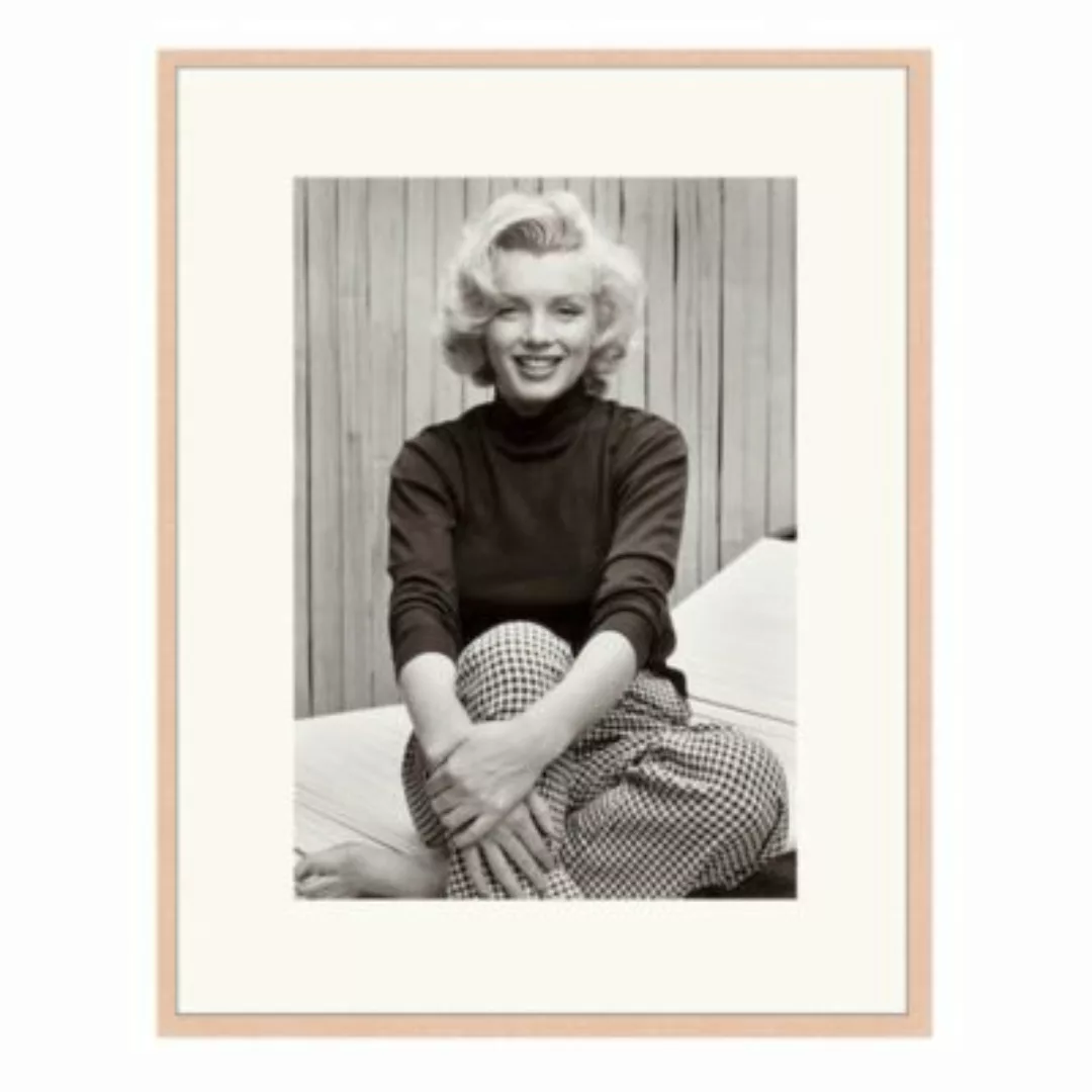 Any Image Wandbild Marilyn Monroe, Posing beige Gr. 40 x 50 günstig online kaufen