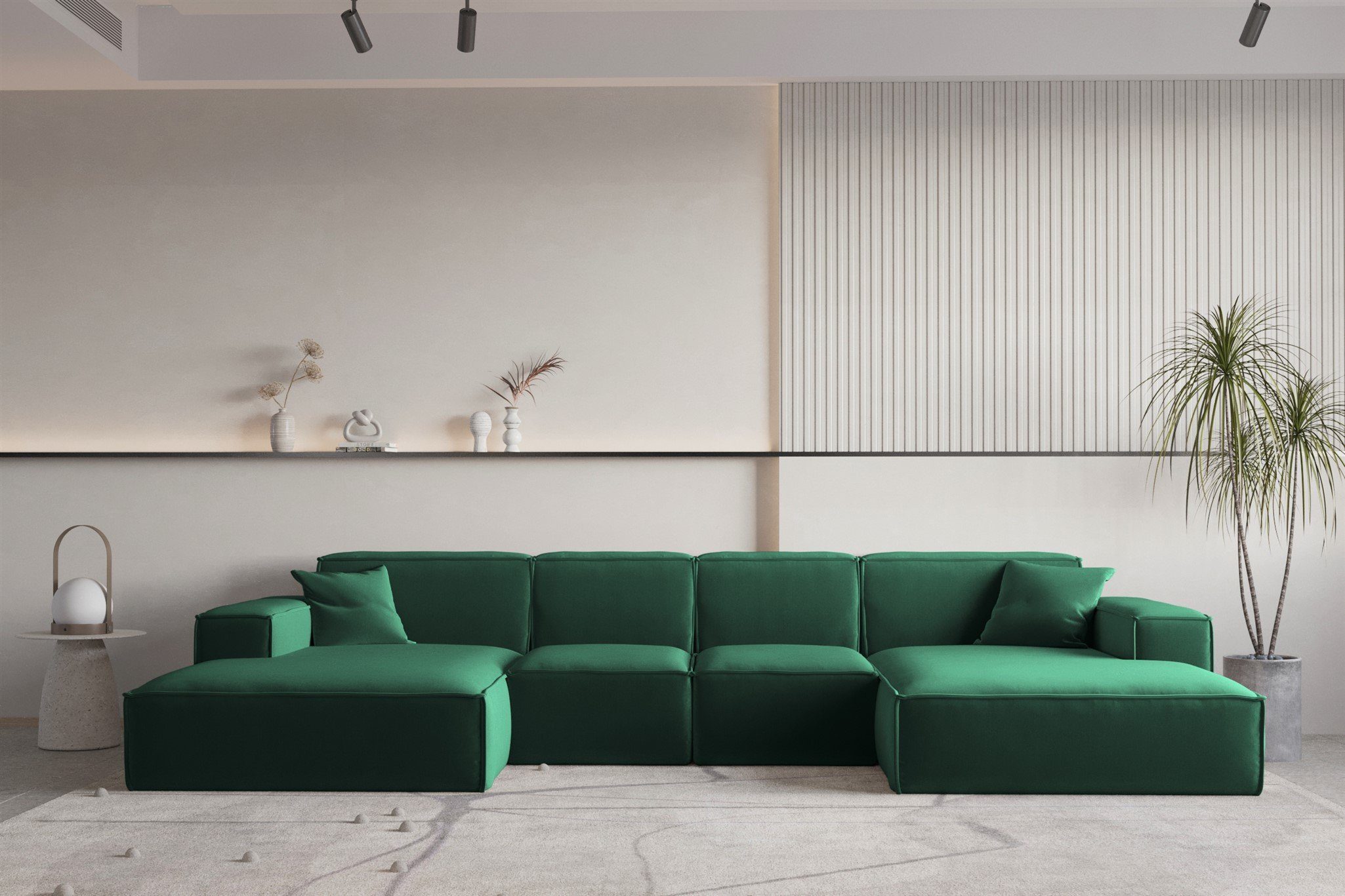 Fun Möbel Wohnlandschaft U-Form CELES PREMIUM günstig online kaufen