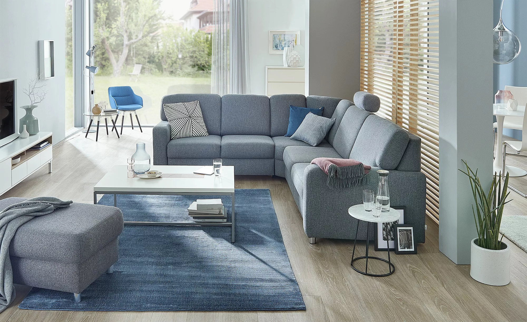 smart Hocker  Valencia ¦ grau ¦ Maße (cm): B: 100 H: 45 T: 60.0 Polstermöbe günstig online kaufen