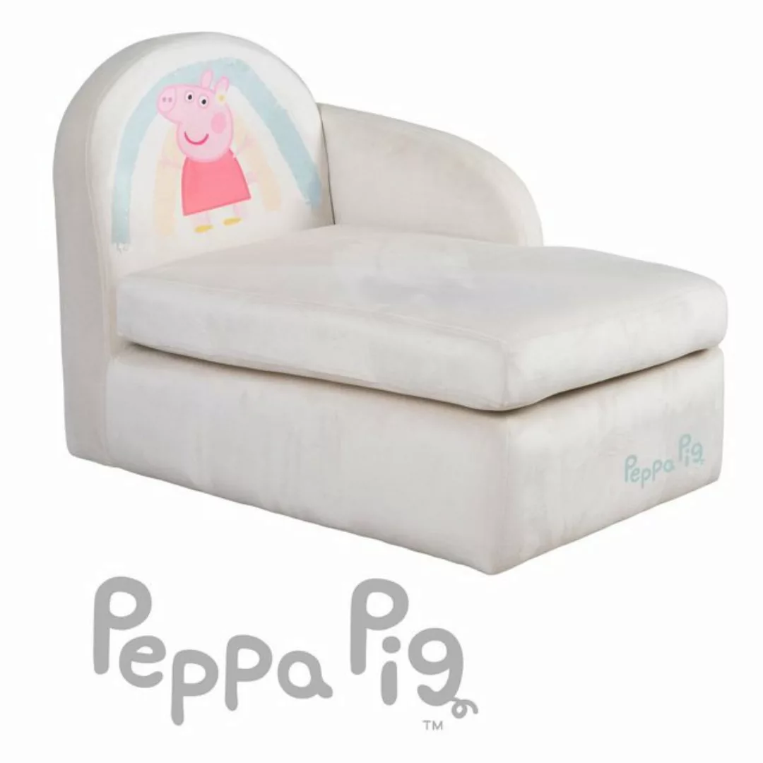 roba® Kindersofa Kinderlounge Peppa Pig, Kinderloungesofa mit Armlehne, und günstig online kaufen