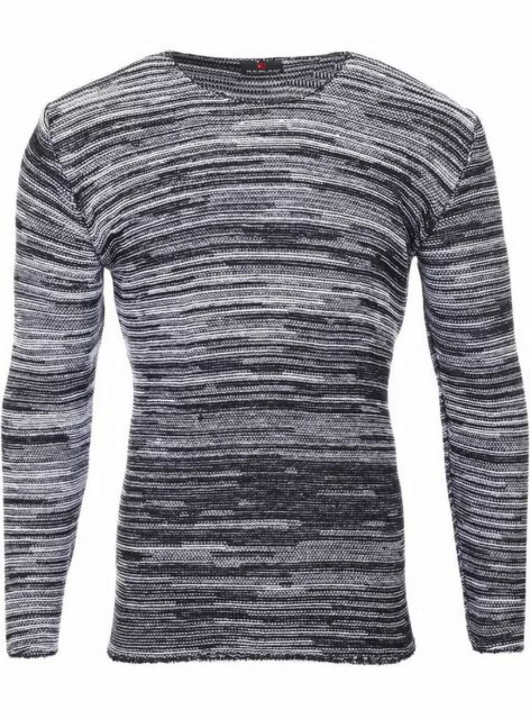 Reslad Strickpullover Reslad Strickpullover Herren-Pullover Melange Look Gr günstig online kaufen