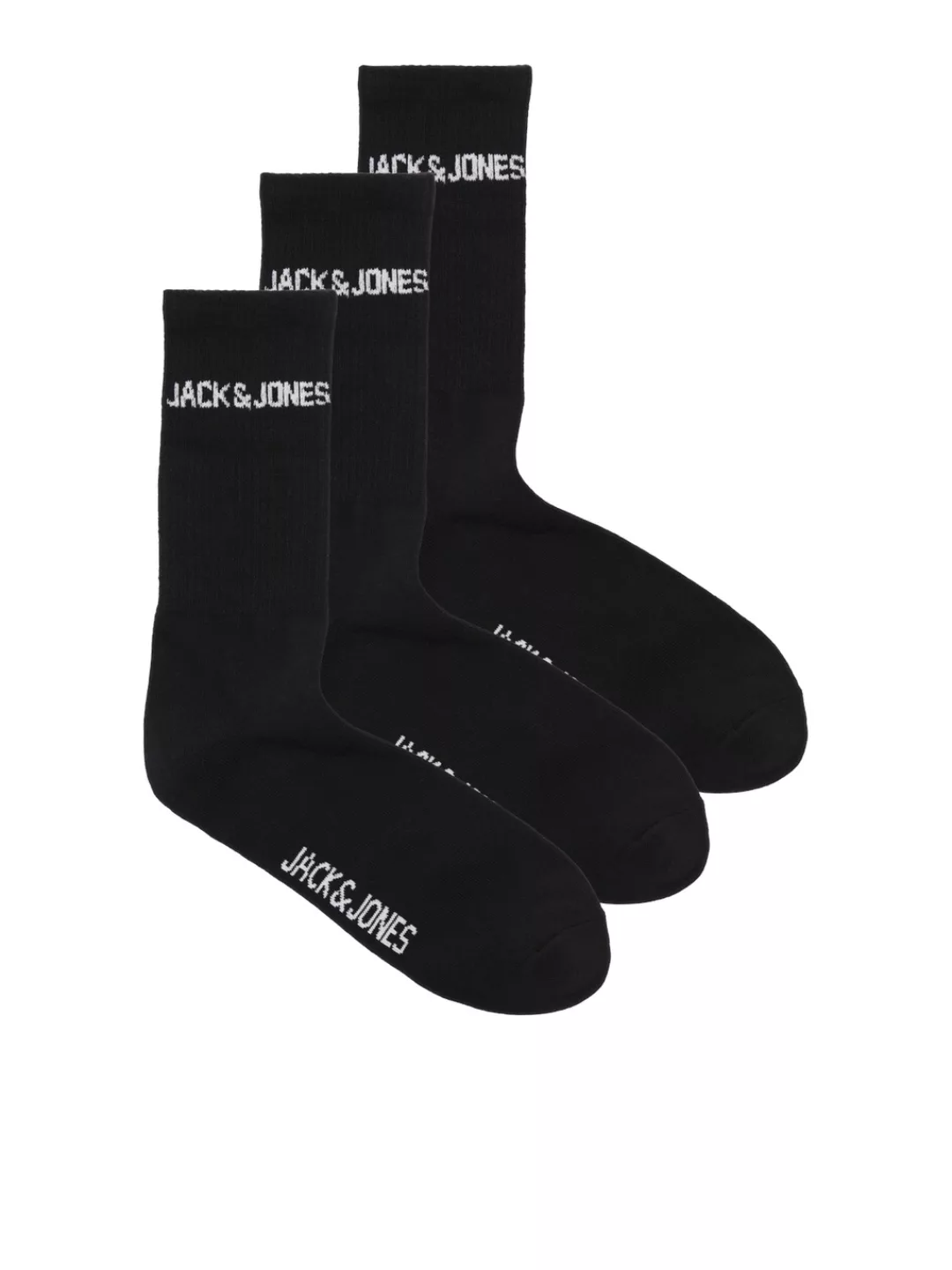 Jack & Jones Freizeitsocken "JACMELVIN TENNIS SOCK 3 PACK NOOS", (Packung, günstig online kaufen