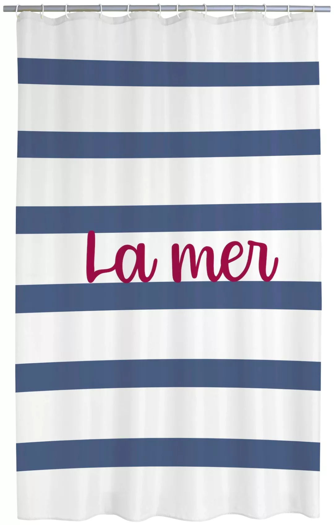 Ridder Duschvorhang "La Mer", inkl. Duschvorhangringe günstig online kaufen