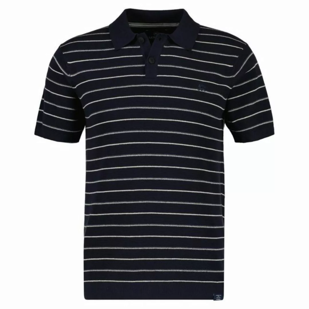 LERROS Poloshirt LERROS Poloshirt in sommerlich-stylischer Strickoptik günstig online kaufen