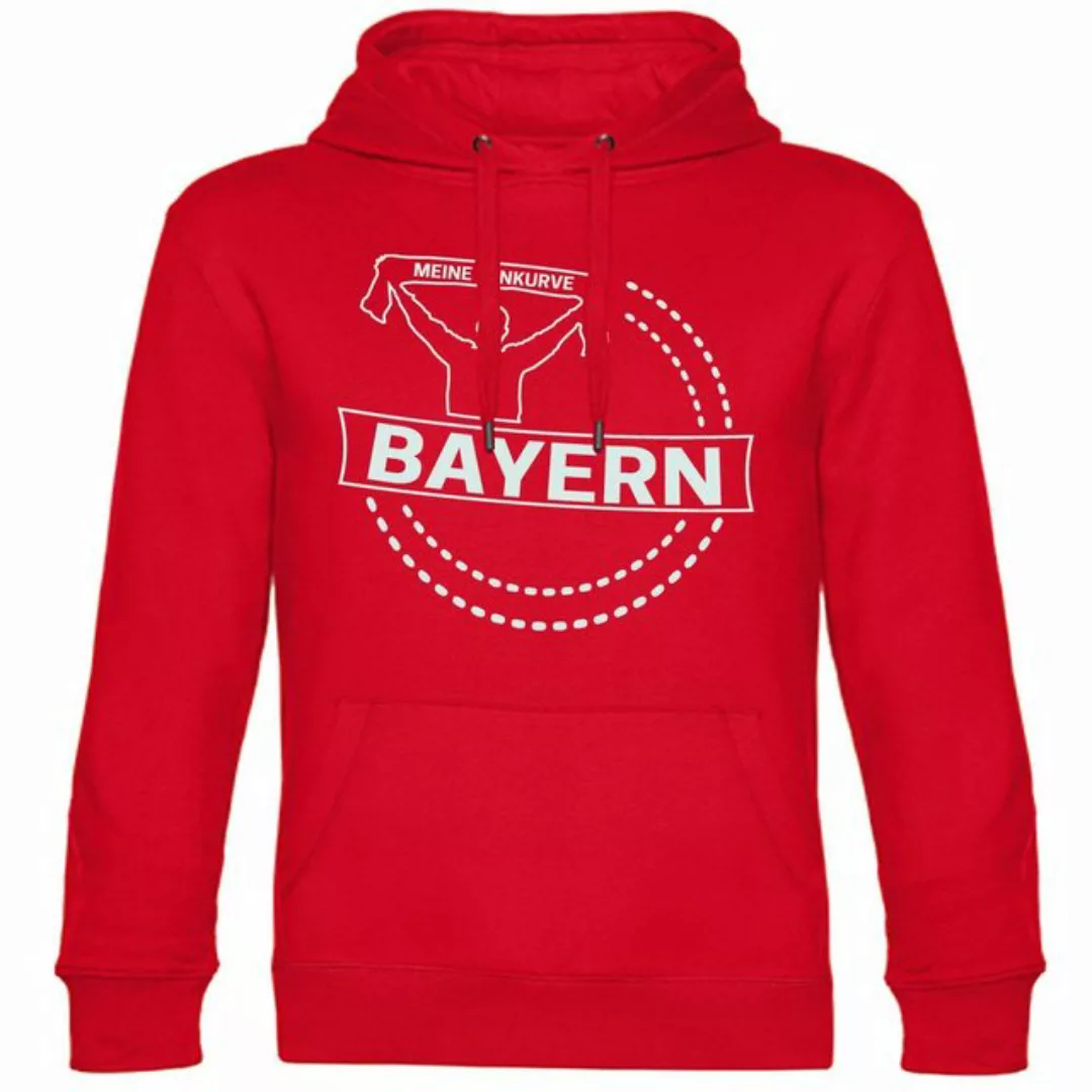 multifanshop Kapuzensweatshirt Bayern - Meine Fankurve - Hoodie günstig online kaufen