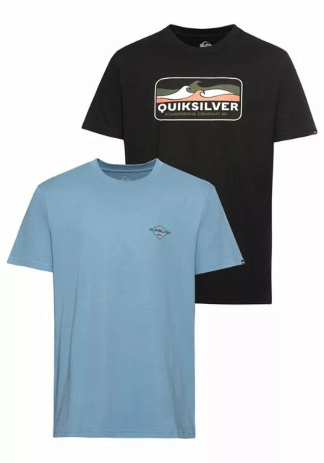 Quiksilver T-Shirt (Packung, 2-tlg., 2er-Pack) günstig online kaufen