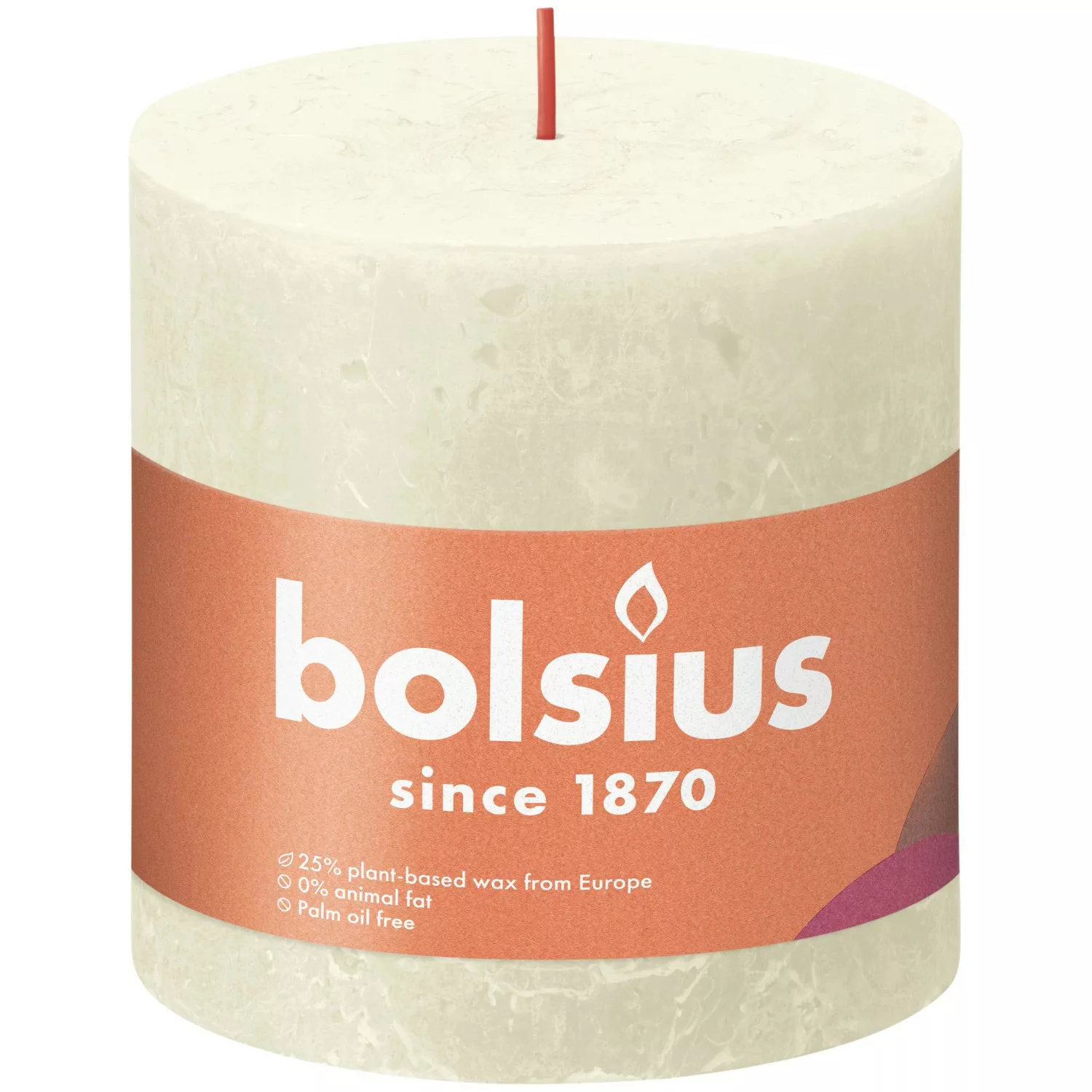 Bolsius Rustik-Kerze Shine 100/100 mm Weiche Perle günstig online kaufen