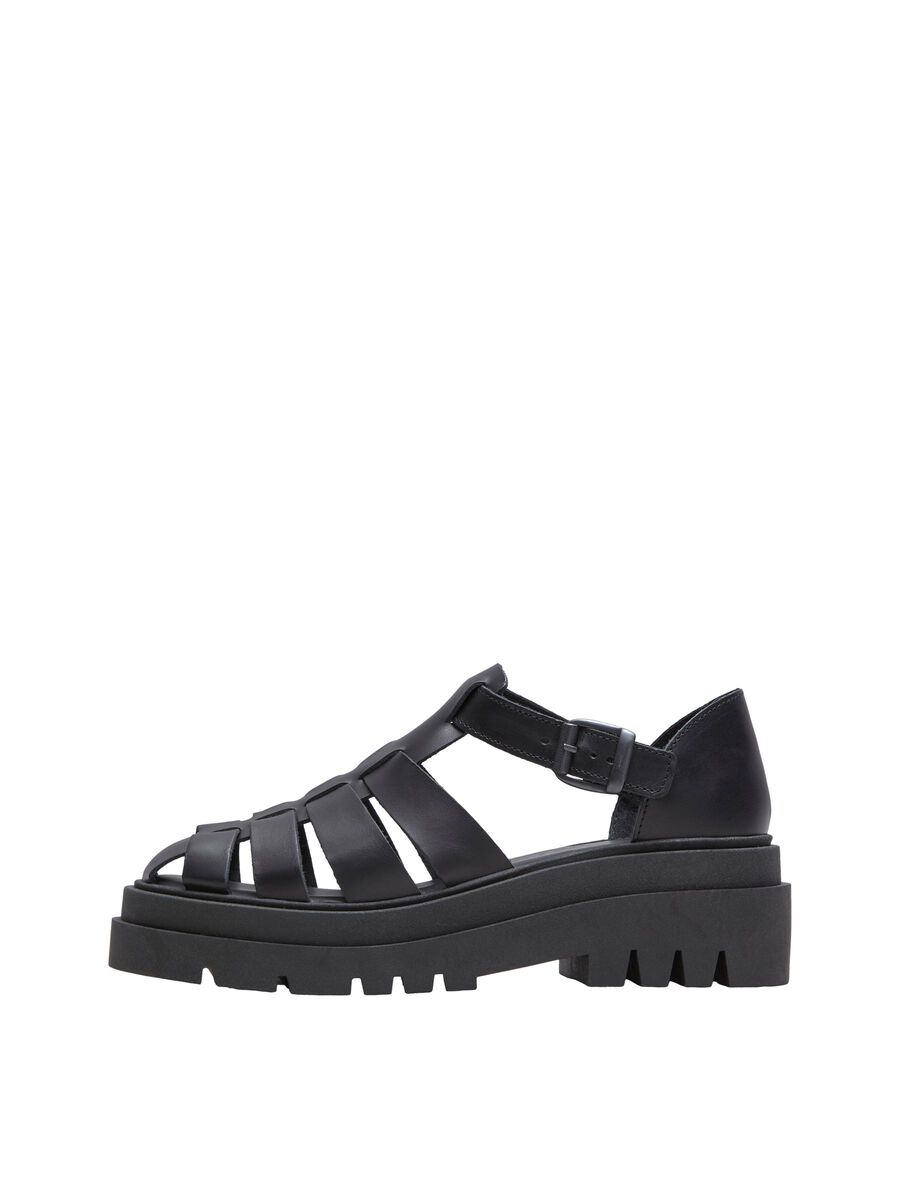 SELECTED Fisherman Sandalen Damen Schwarz günstig online kaufen