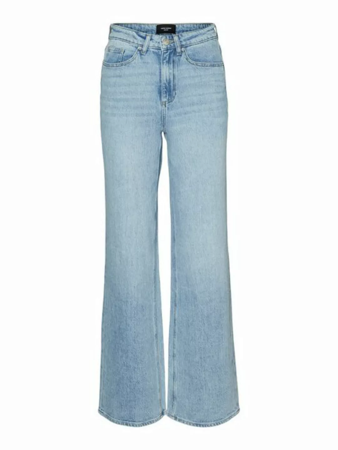 Vero Moda Damen Jeans VMTESSA HR WIDE RA339 Wide Fit - Blau - Light Blue De günstig online kaufen