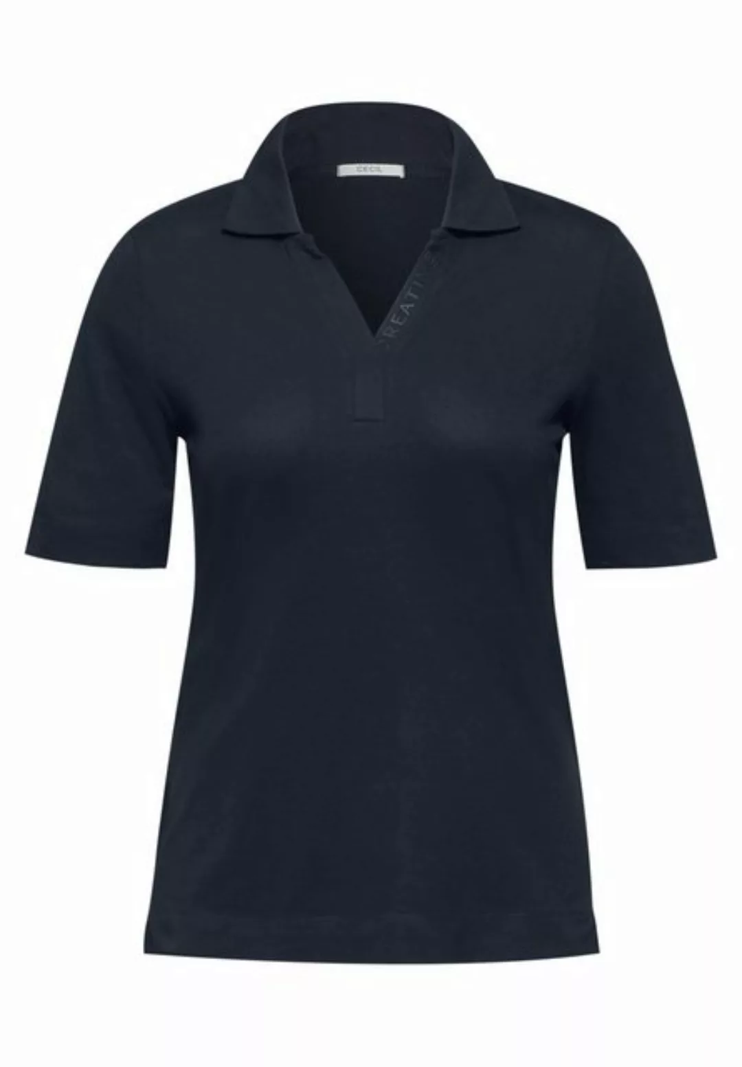 Cecil Poloshirt, aus softem Materialmix günstig online kaufen