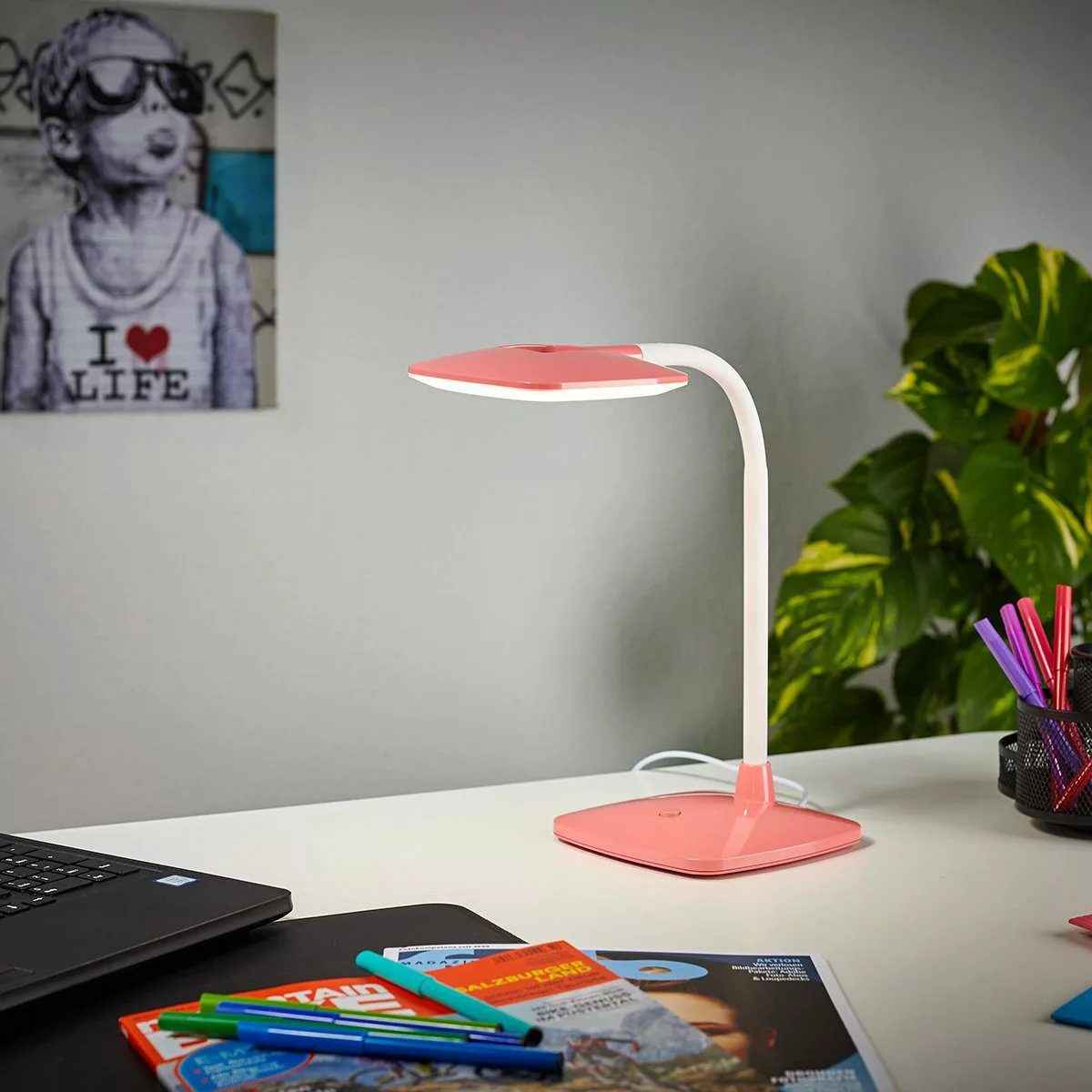 MeLiTec Tischleuchte Tageslichtlampe, T143-2, nein, warmweiß, günstig online kaufen