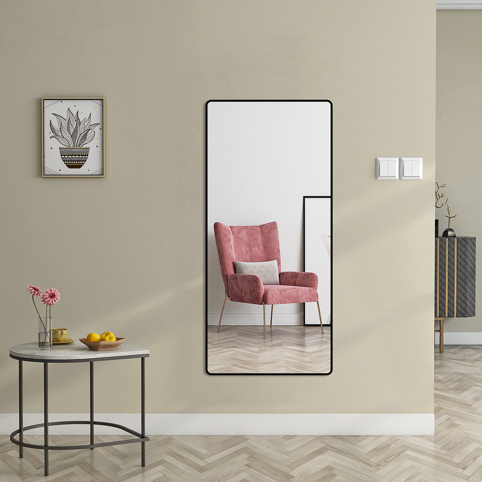 Boromal Spiegel Bad Flurspiegel 120x70cm (Wandspiegel günstig online kaufen