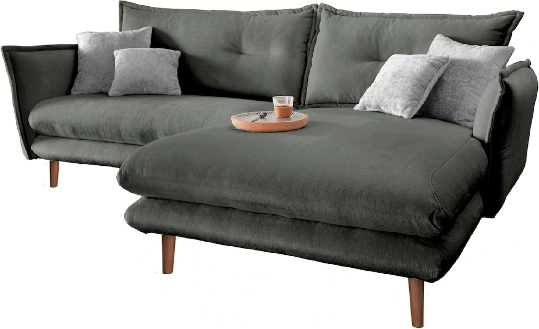INOSIGN Ecksofa »Lazio modern und bequem, schmale Armlehnen, tolle Detailve günstig online kaufen