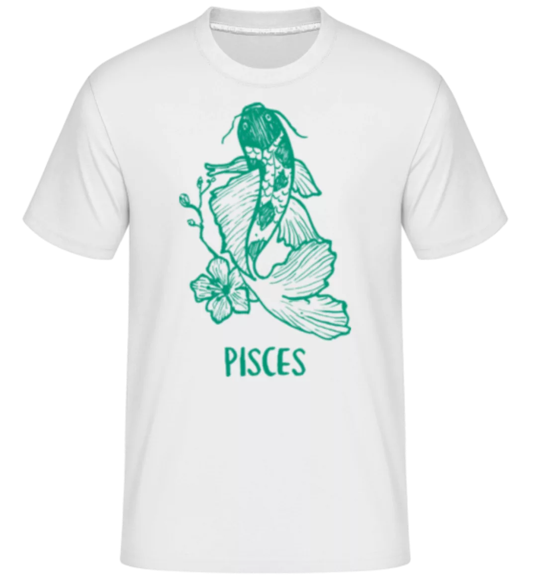 Scribble Style Zodiac Sign Pisces · Shirtinator Männer T-Shirt günstig online kaufen
