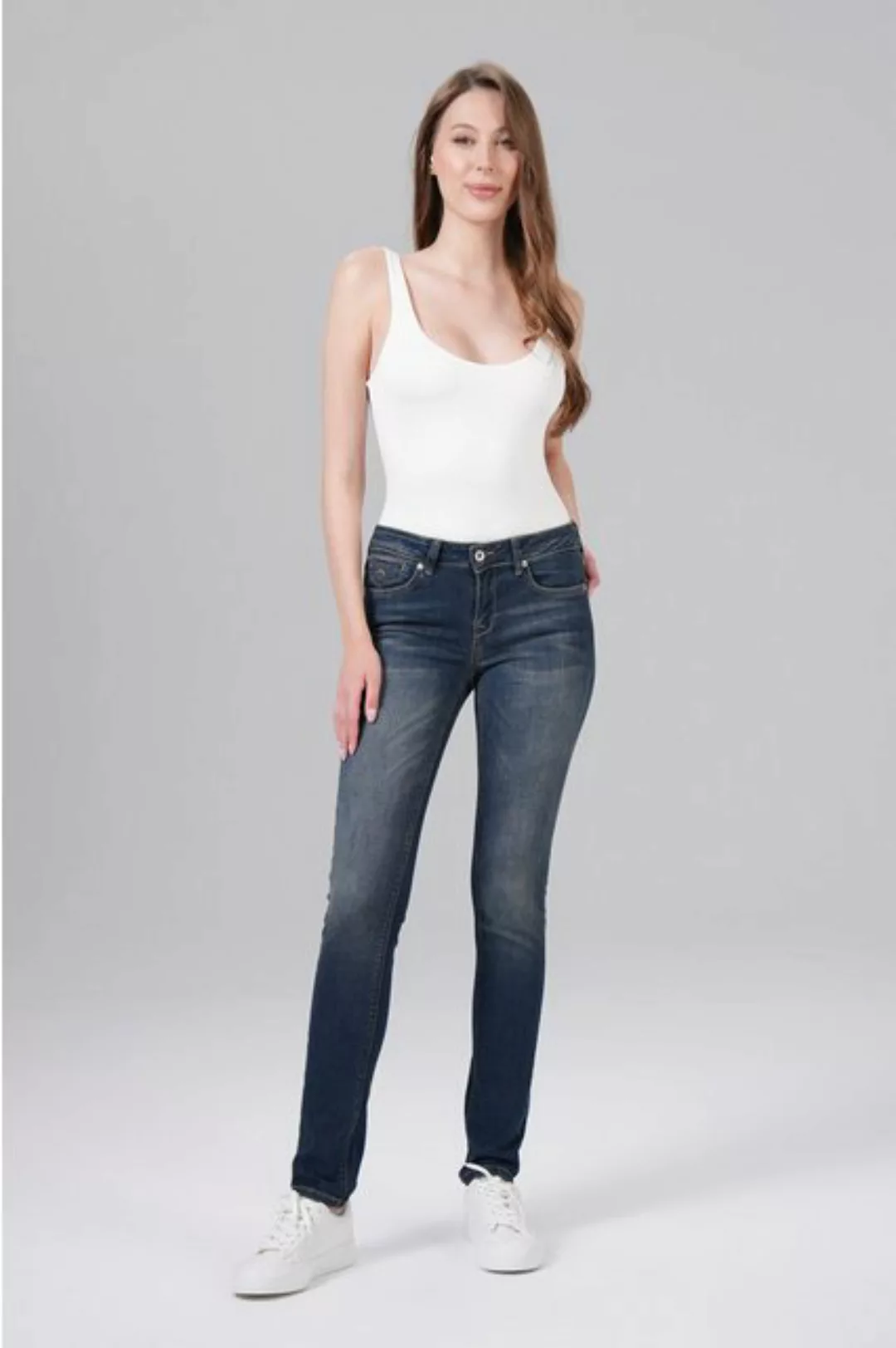 Miracle of Denim 5-Pocket-Jeans Monika Slim Fit (1-tlg) günstig online kaufen