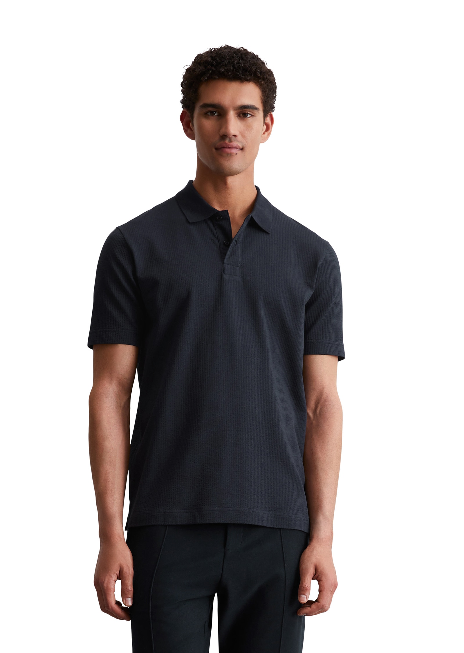 Marc OPolo Poloshirt "aus Bio-Baumwoll-Mix" günstig online kaufen