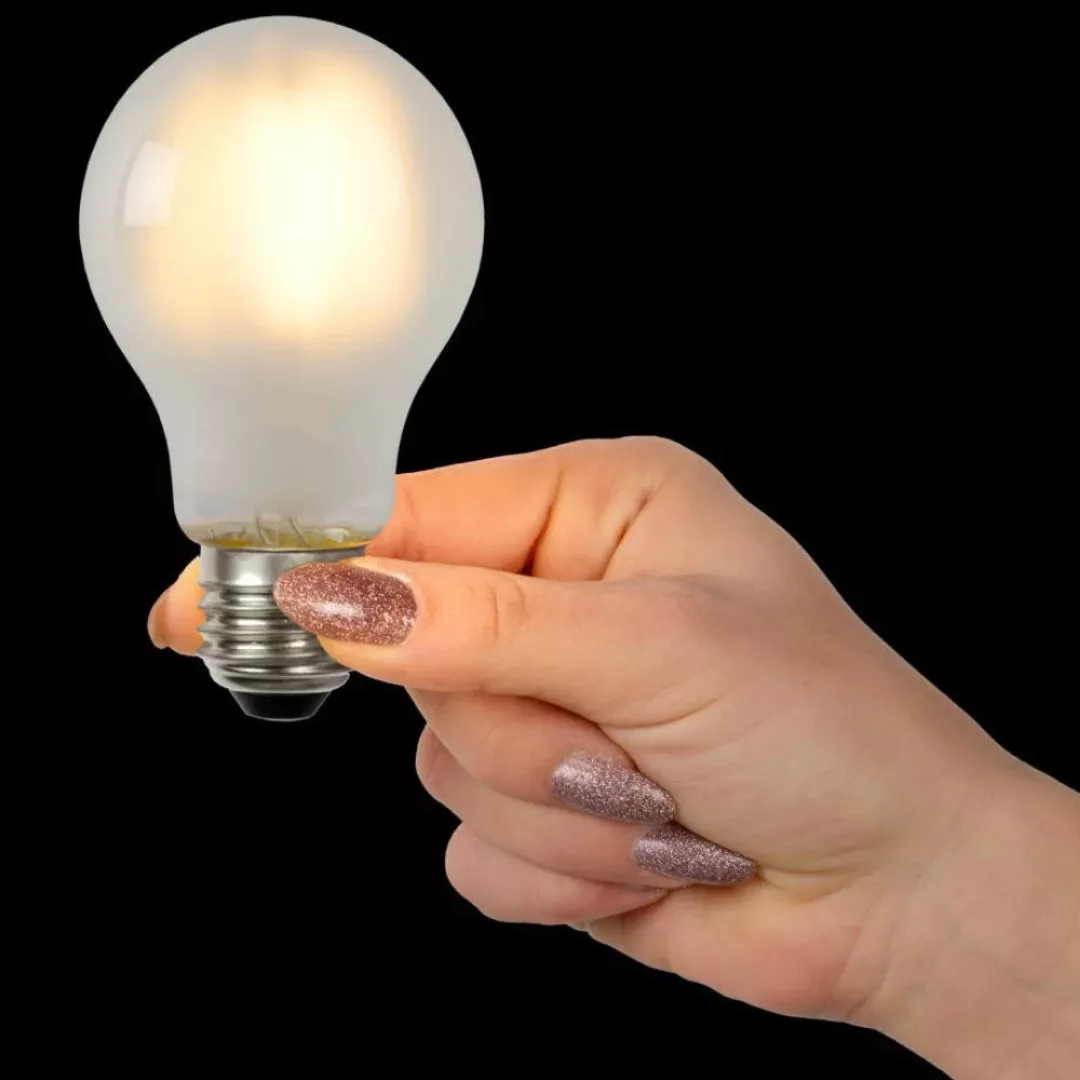 LED Leuchtmittel E27 Birne - A60 in Transparent-milchig 5W 600lm 2er-Pack günstig online kaufen