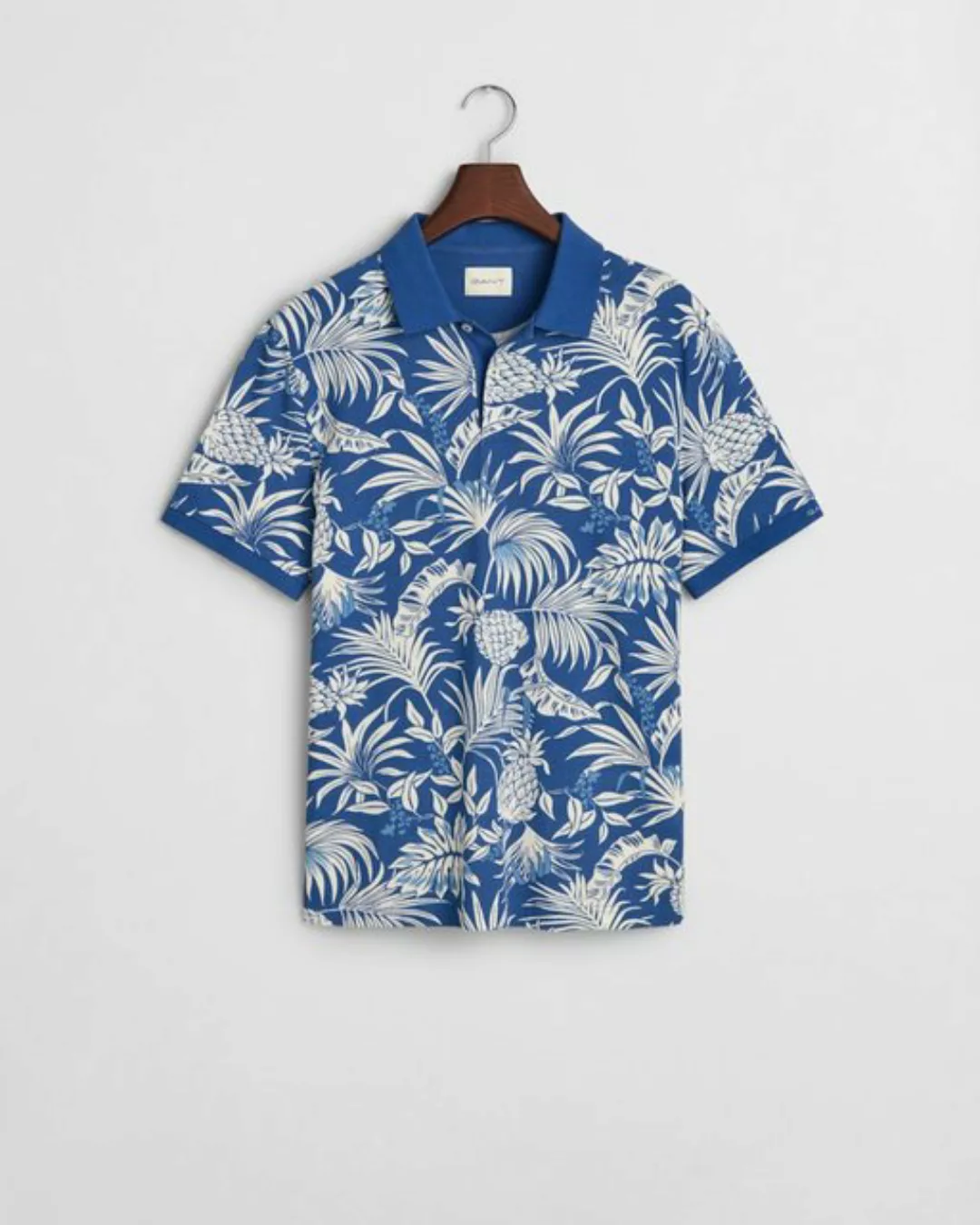 Gant Poloshirt PRINTED SS POLO, RICH BLUE günstig online kaufen