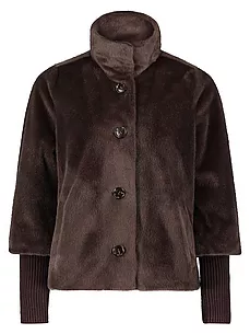 Jacke aus edlem Webpelz Betty Barclay braun günstig online kaufen