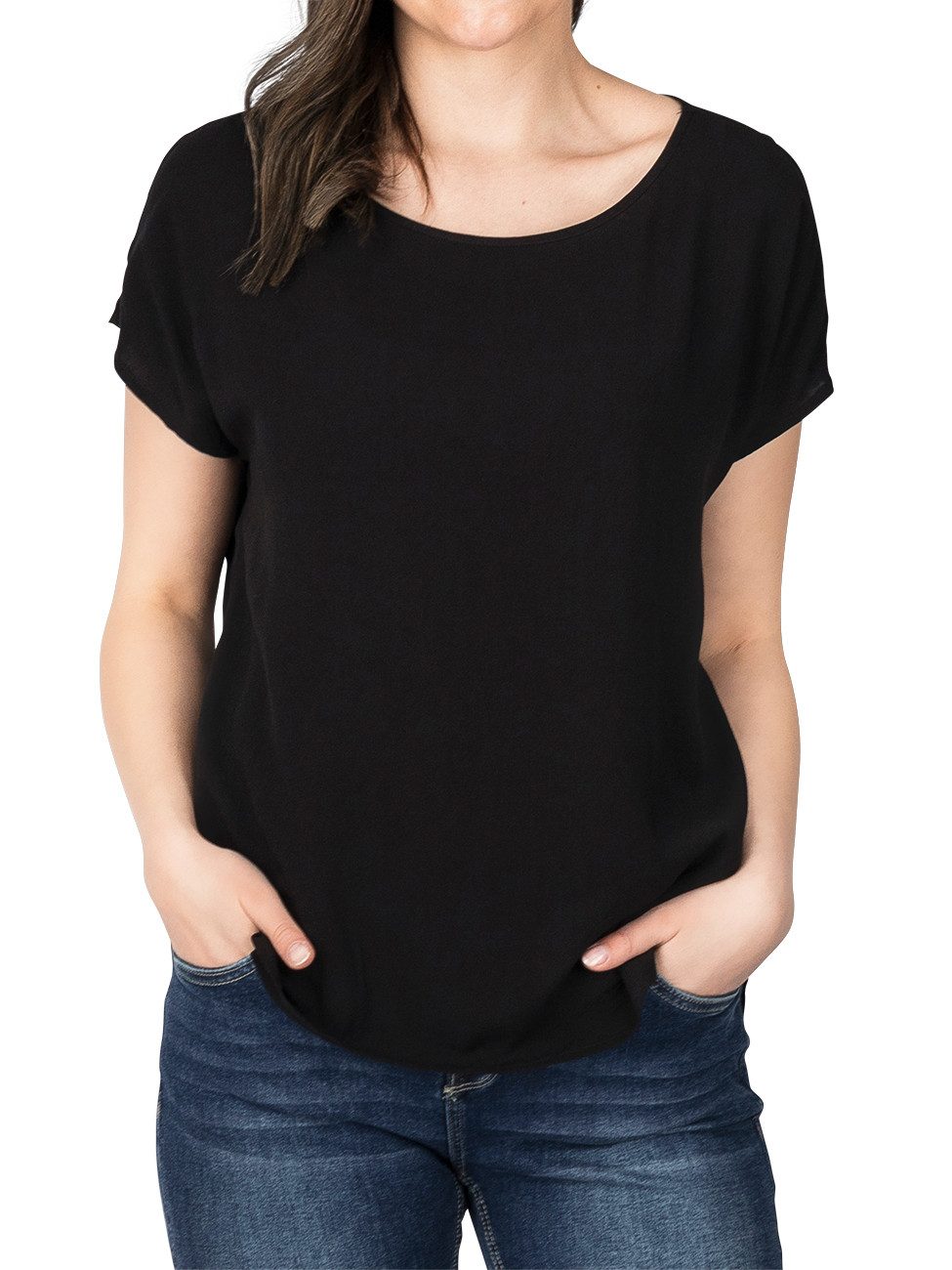 DENIMFY T-Shirt Damen Blusentop DFJule Regular günstig online kaufen