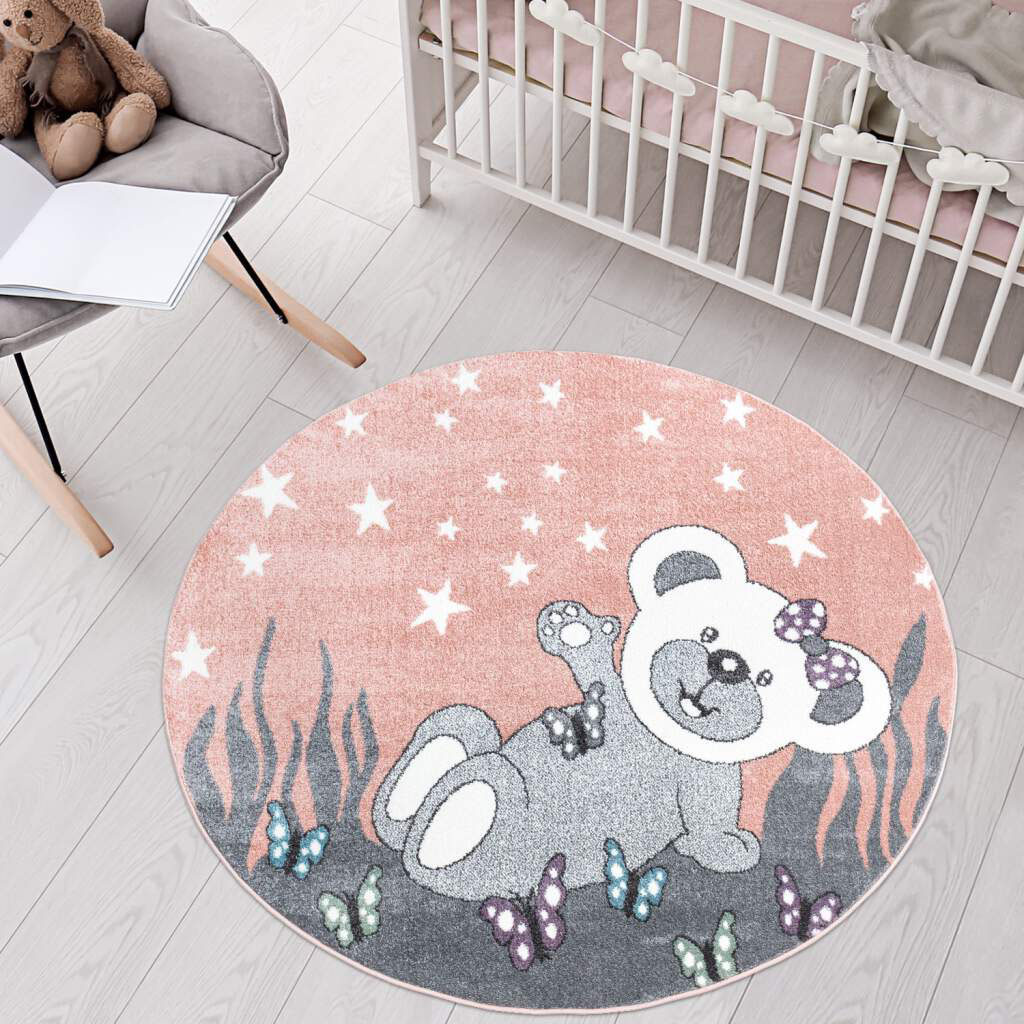 Carpet City Kinderteppich »ANIME916«, rund, 11 mm Höhe, Kinderzimmer Teppic günstig online kaufen