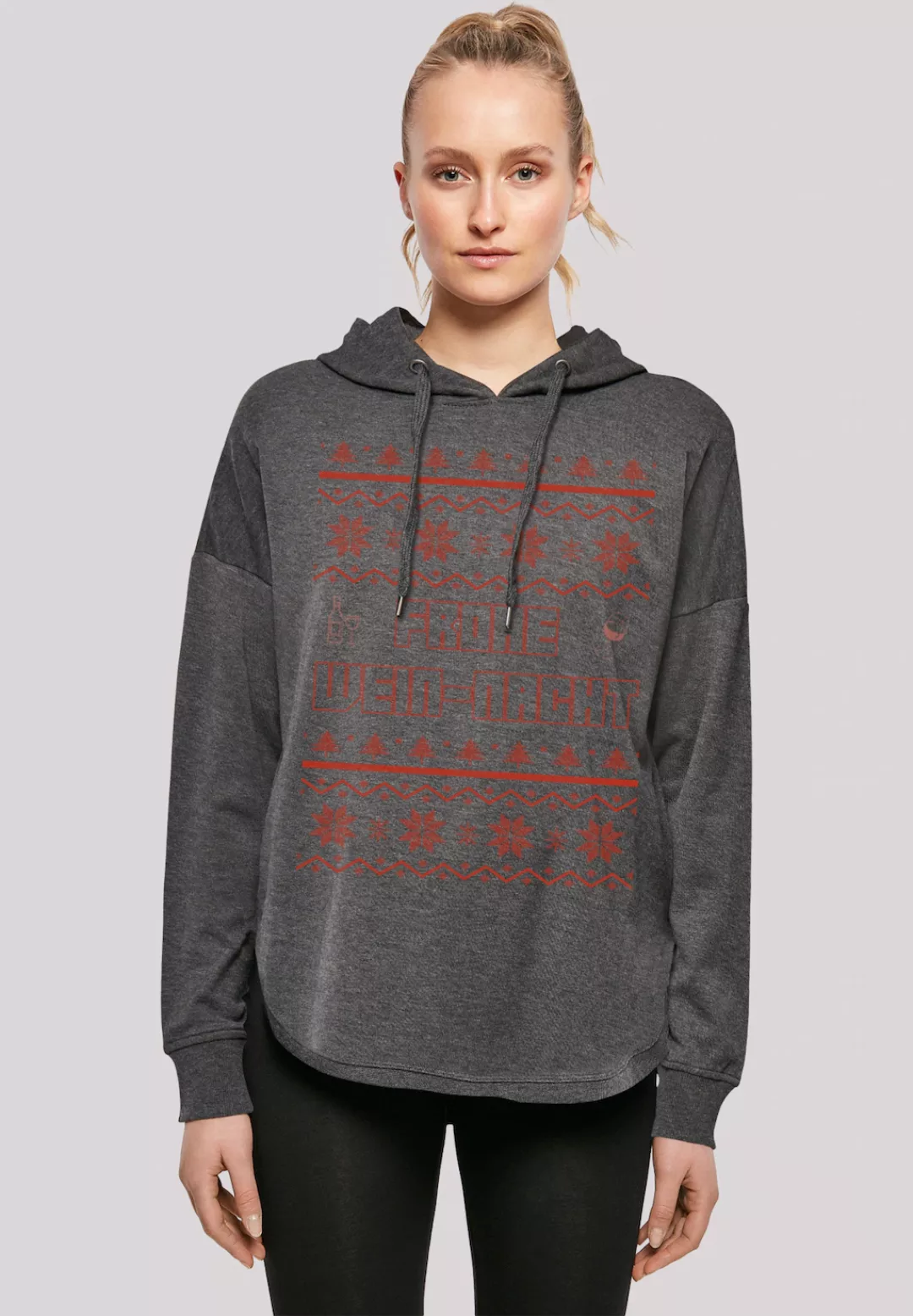 F4NT4STIC Kapuzenpullover "Frohe Wein-Nacht", Print günstig online kaufen