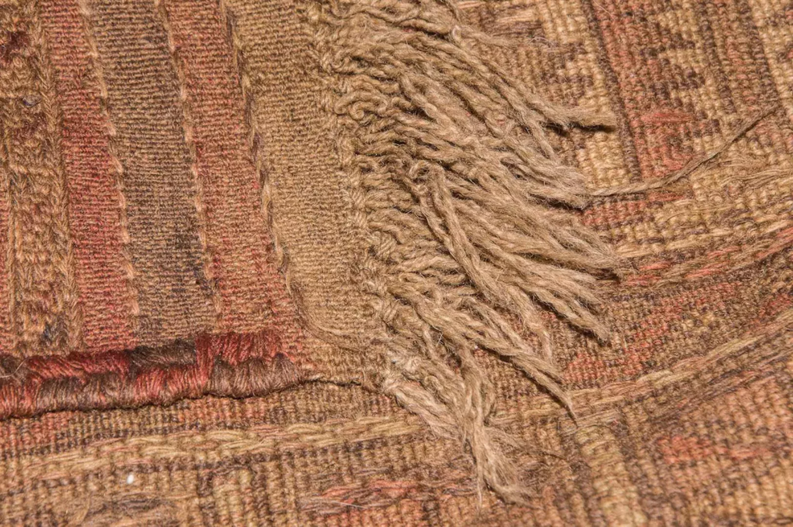 morgenland Wollteppich »Kelim Teppich handgewebt braun«, rechteckig, Kurzfl günstig online kaufen