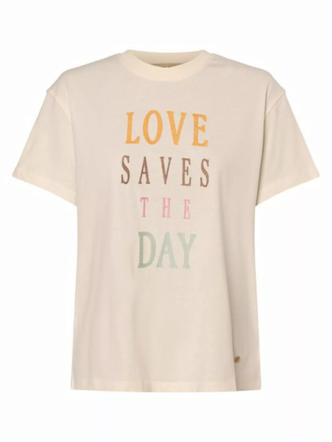 Mos Mosh T-Shirt Damen T-Shirt LOVE SAVES THE DAY Regular Fit (1-tlg) günstig online kaufen