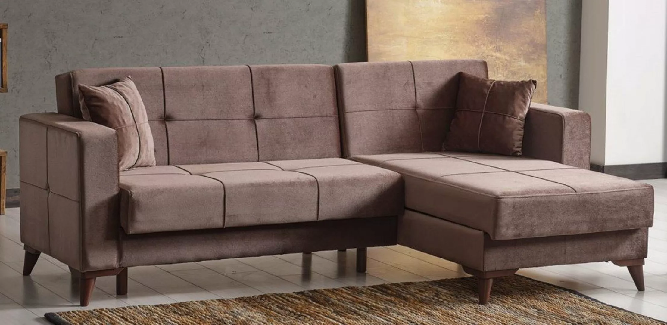 Casa Padrino Schlafsofa Luxus Schlafsofa Dunkelbraun 243 x 150 x H. 83 cm - günstig online kaufen