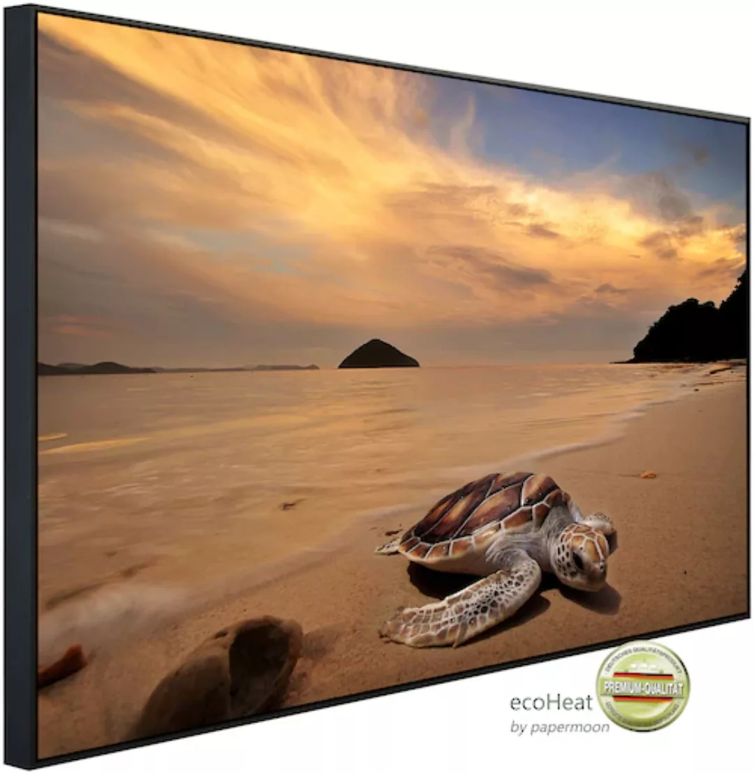 Papermoon Infrarotheizung »Schildkröte am Strand«, sehr angenehme Strahlung günstig online kaufen