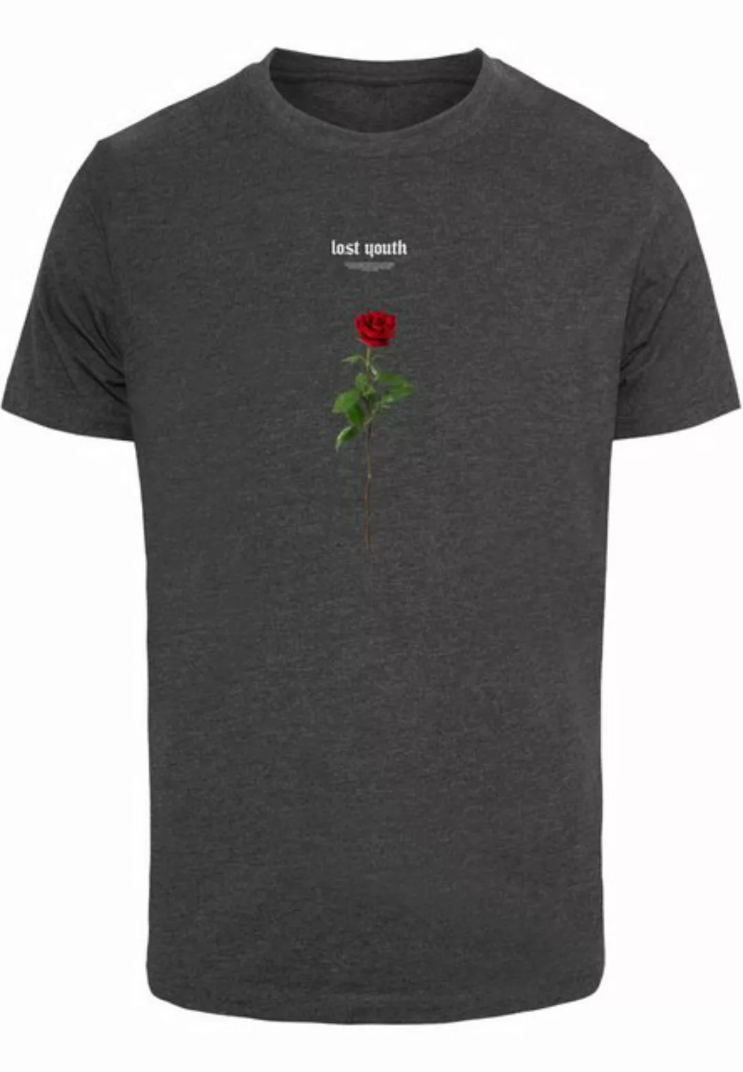 MisterTee Kurzarmshirt MisterTee Herren Lost Youth Rose Tee (1-tlg) günstig online kaufen