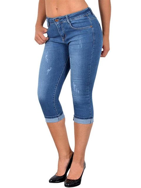 KIKI Shorts Mittellange Stretch-Jeans für Damen im Sommer-Modetrend günstig online kaufen