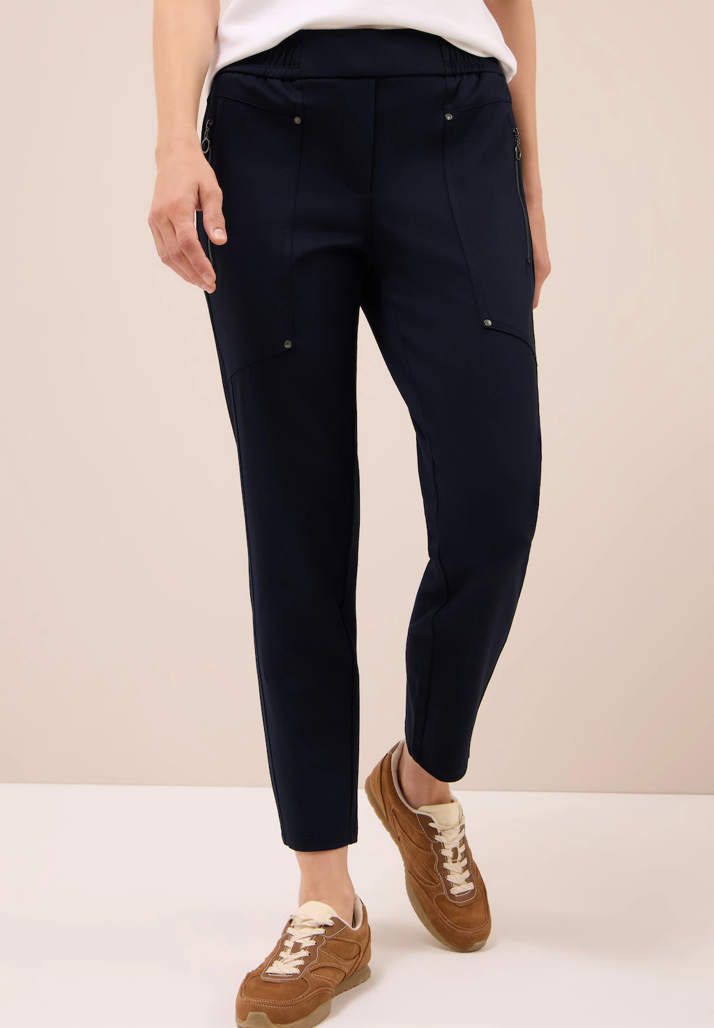 Cecil Schlupfhose "Style Tracey", Mid Waist, Slim Legs günstig online kaufen