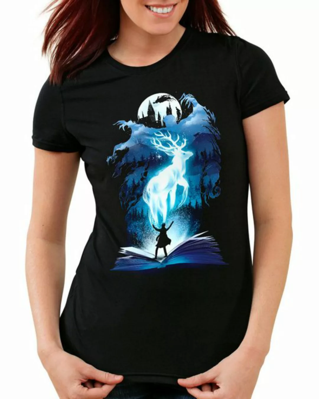 style3 T-Shirt Patronus potter harry hogwarts gryffindor ravenclaw slytheri günstig online kaufen