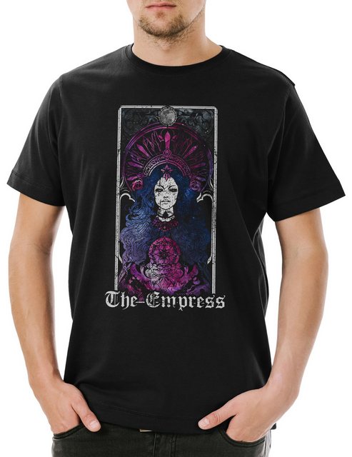 Urban Backwoods Print-Shirt Tarot B The Empress Herren T-Shirt Set Card Kar günstig online kaufen