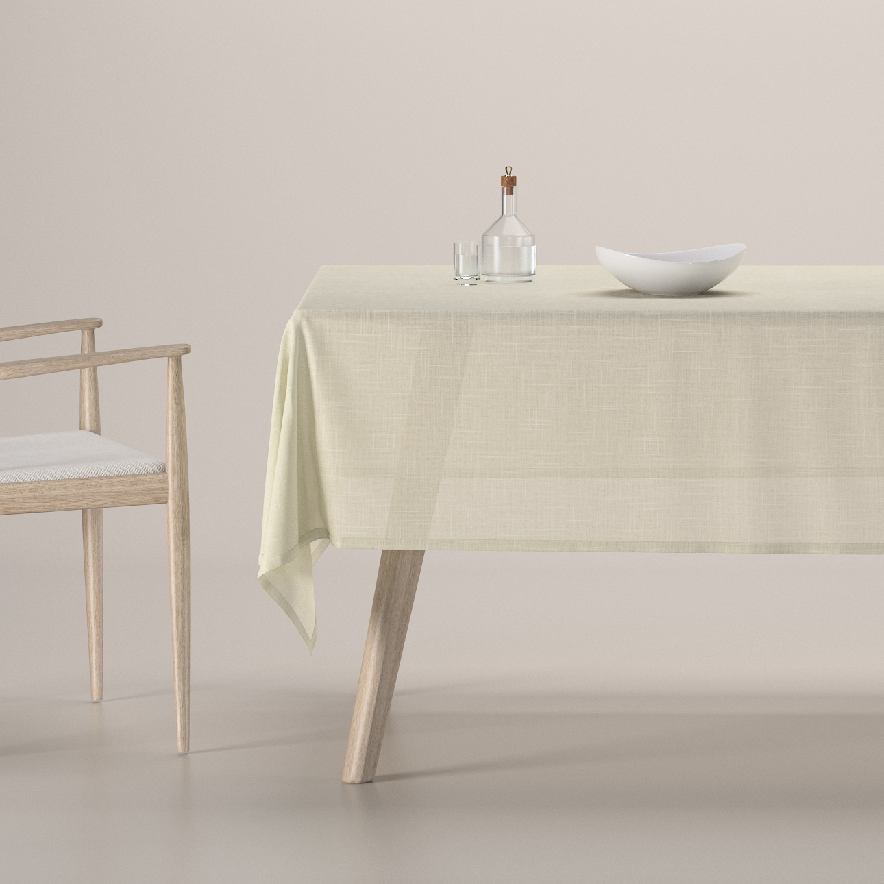 Rechteckige Tischdecke, creme, Romantica (128-88) günstig online kaufen