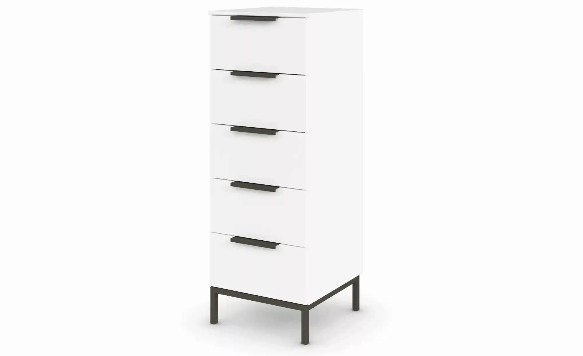 Kommode  Frome ¦ weiß ¦ Maße (cm): B: 40 H: 111 Kommoden & Sideboards > Kom günstig online kaufen