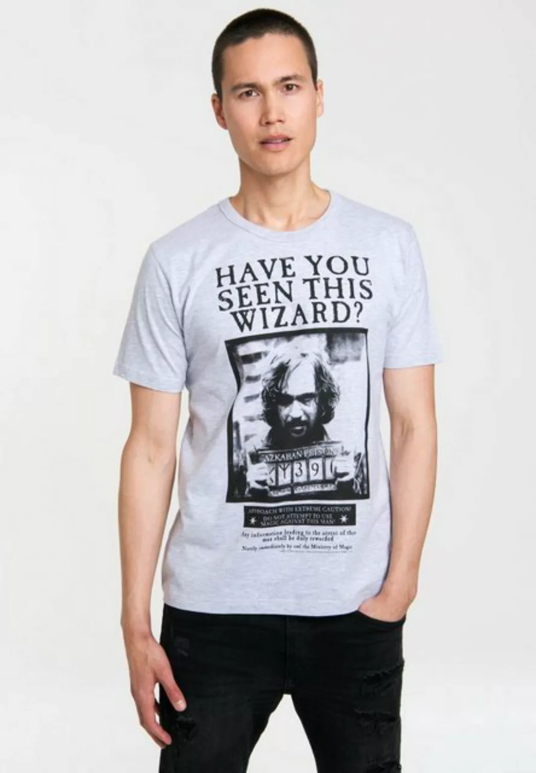 LOGOSHIRT T-Shirt Harry Potter - Sirius Black - Wanted mit Sirius Black-Pri günstig online kaufen