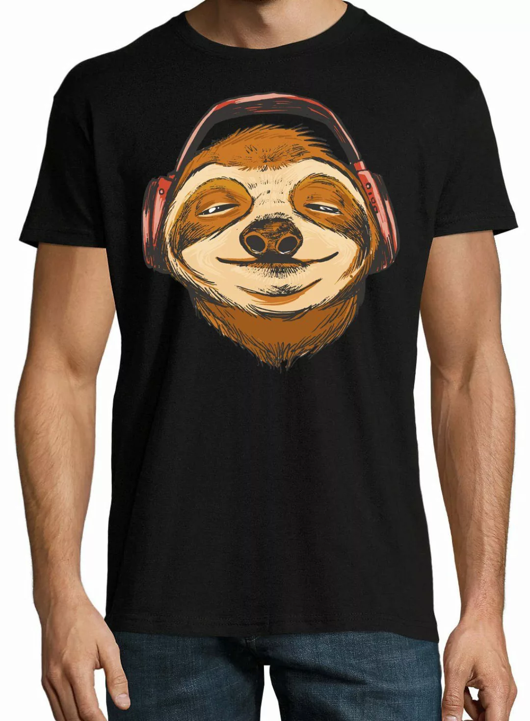 Youth Designz T-Shirt Faultier High Herren günstig online kaufen