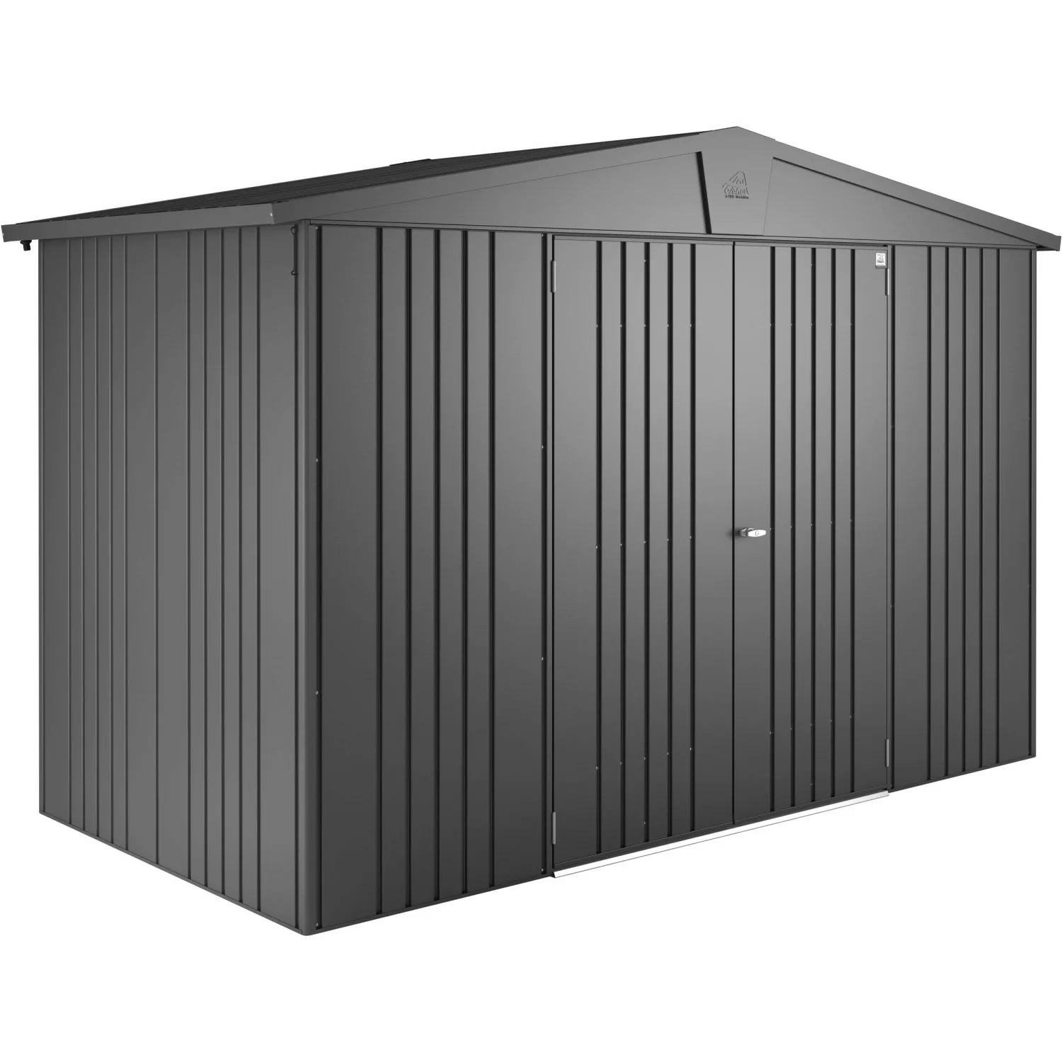 Biohort Metall-Gerätehaus Europa Dunkelgrau-Metallic 4,6 m² günstig online kaufen