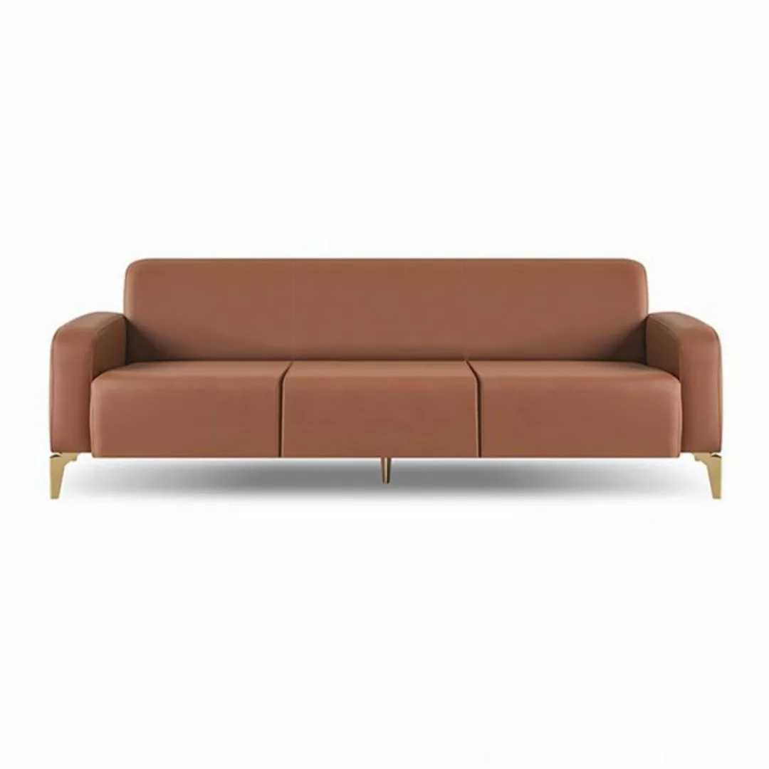 JVmoebel 3-Sitzer Sofa 3-Sitzer Braun Modern Couch Dreisitzig Wohnzimmer Le günstig online kaufen