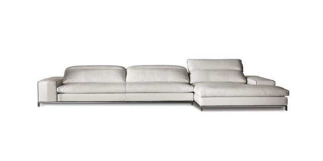 Xlmoebel Ecksofa Ecksofa mit Design in L-Form, Polsterung aus Leder, luxuri günstig online kaufen