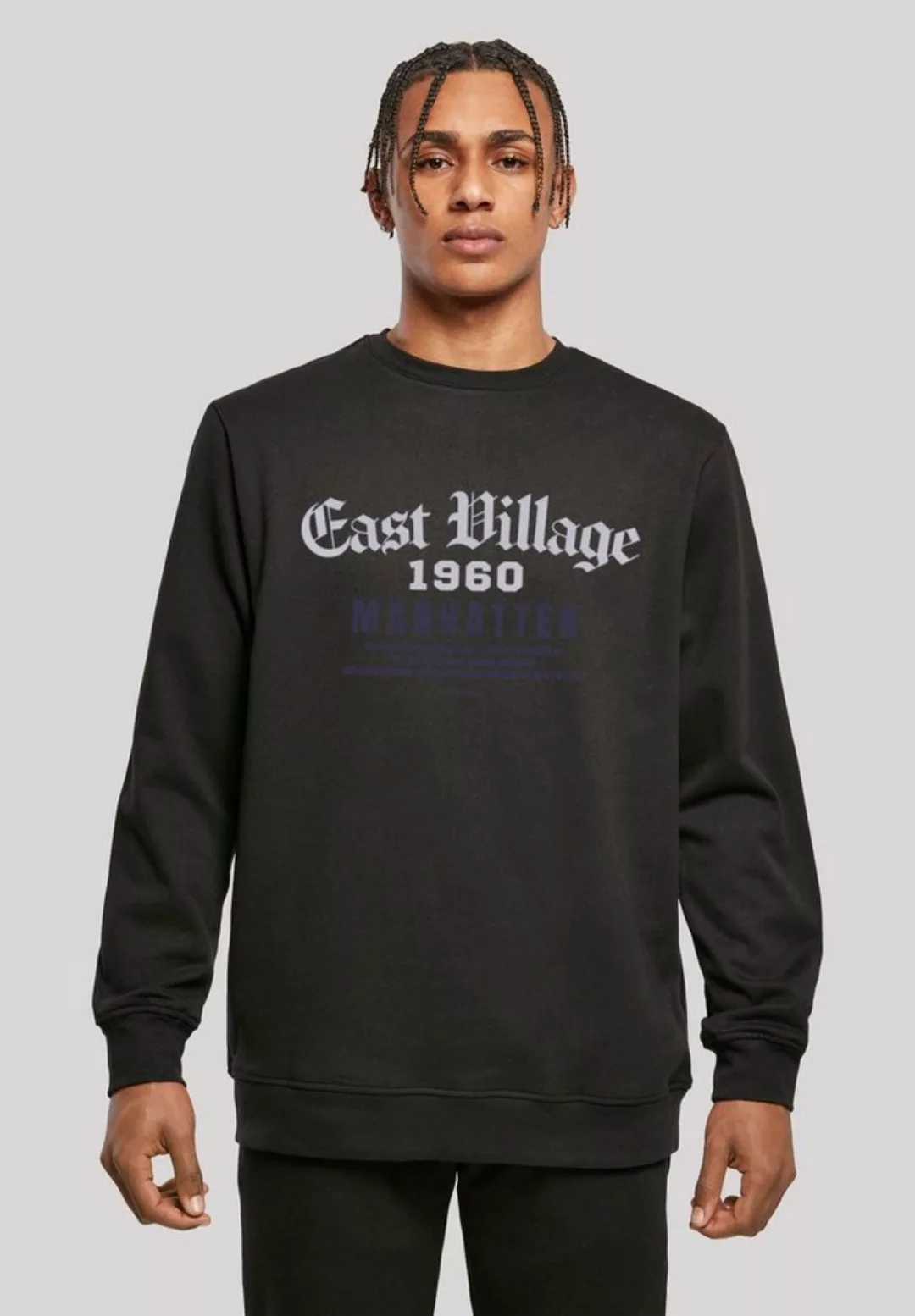 F4NT4STIC Kapuzenpullover East Village Manhatten CREW Print günstig online kaufen