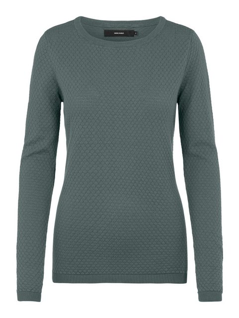 Vero Moda Rundhalspullover VMCARE STRUCTURE LS O-NECK BLOU NOOS günstig online kaufen